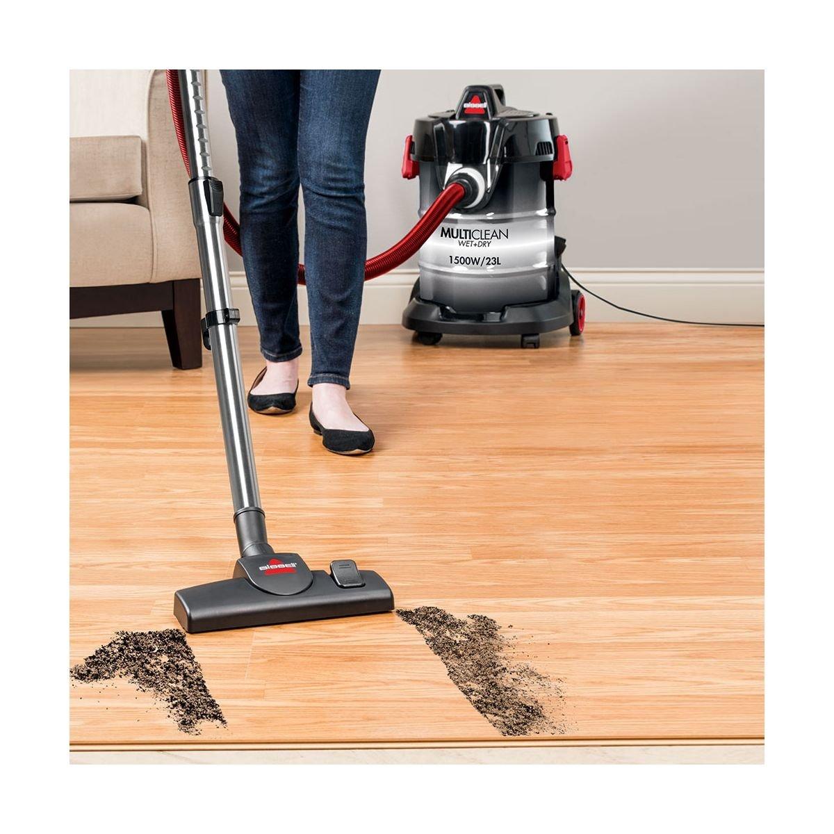 مكنسة كهربائية للرطب والجاف من بيسيل، قدرة 1500 واط، سعة 23 لتر، 2026K - أسود