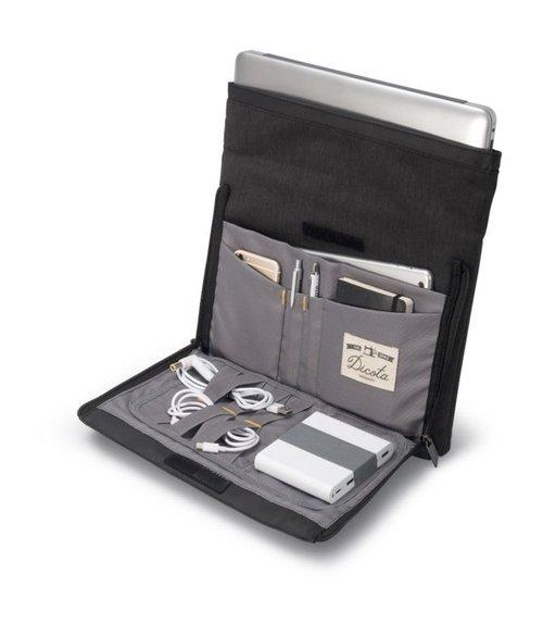 حقيبة اللابتوب ديكوتا سكين بلس ستايل ١١ - ١٢,٥ بوصة - أسود (D31498)