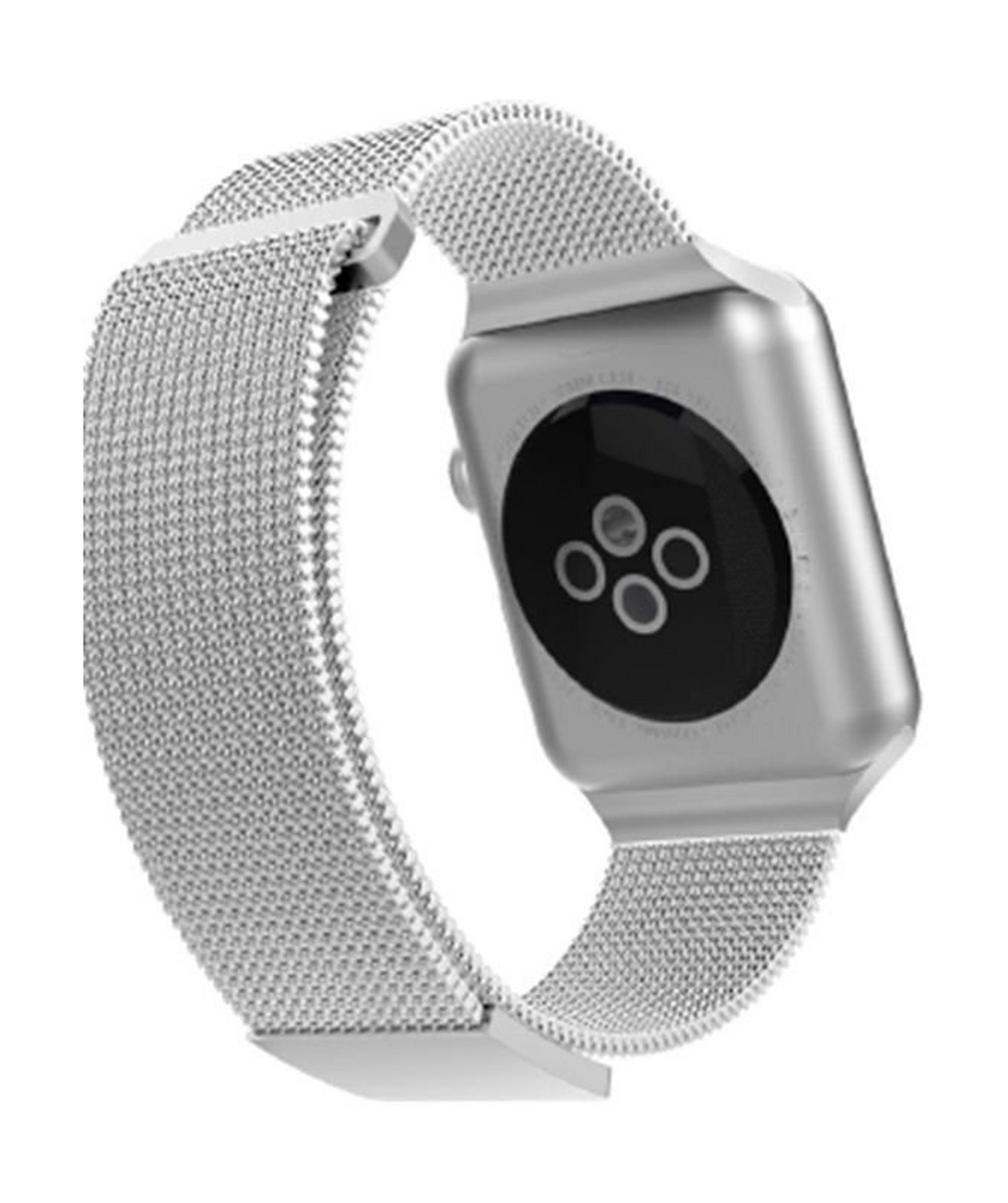 X-Doria Milanese Band Wrist Strap for Apple Watch 42 mm - Silver