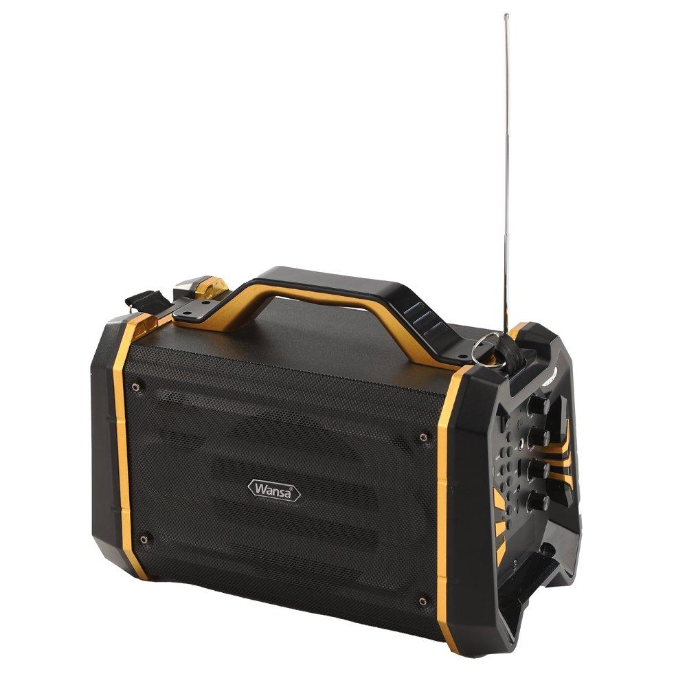 نظام مكبر الصوت وانسا لاسلكي بلوتوث (TS-222) - أسود