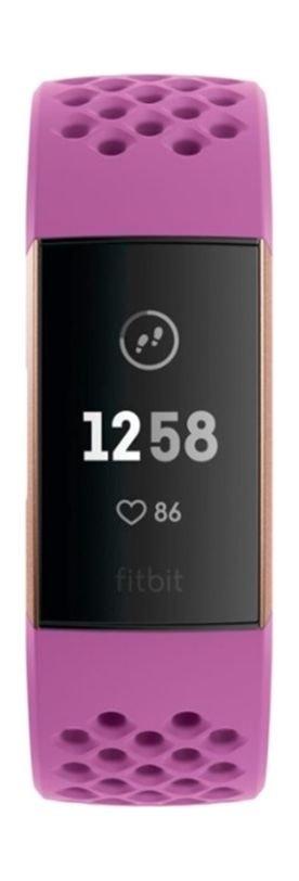 Fitbit Charge 3 Fitness Tracker Berry Rose Gold