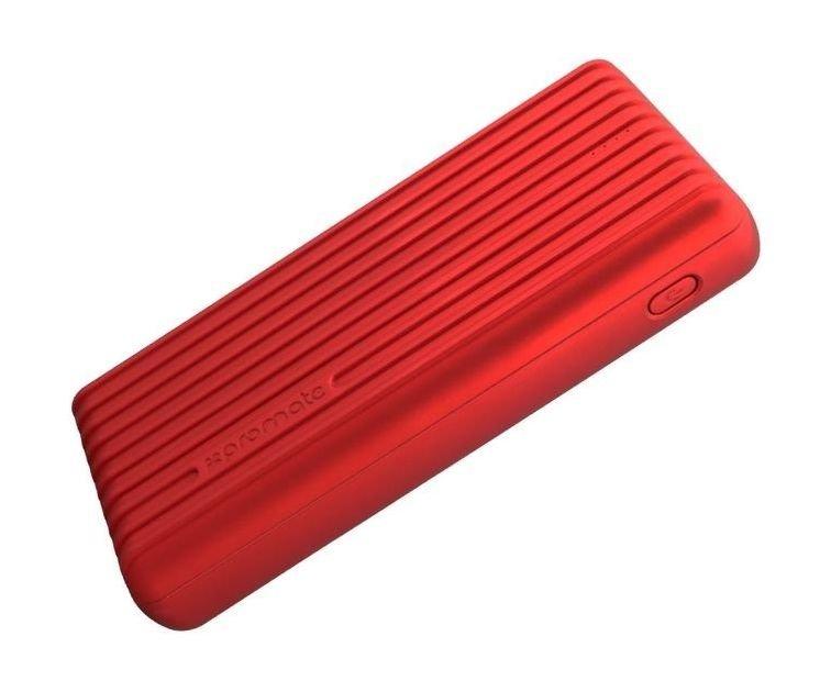 باور بانك بروميت تيتان - ٢٠ سي بسعة عالية ٢٠٠٠٠ ملي أمبير بالساعة - أحمر