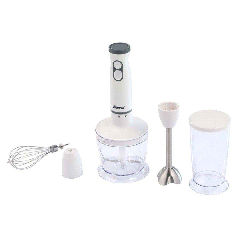 Wansa Hand Blender with Chopper and Whisk- 500W (LW-3378G1)