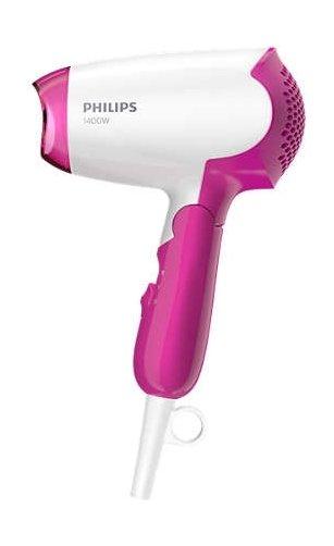 Philips Hair Dryer with Compact and Ergonomic Design for Quick, Easy and Gentle Results, 1400W, BHD003/03 - Pink/White