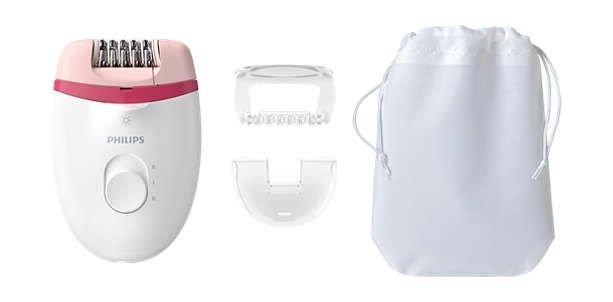Buy Philips satinelle essential corded compact epilator - bre255/12 in Kuwait