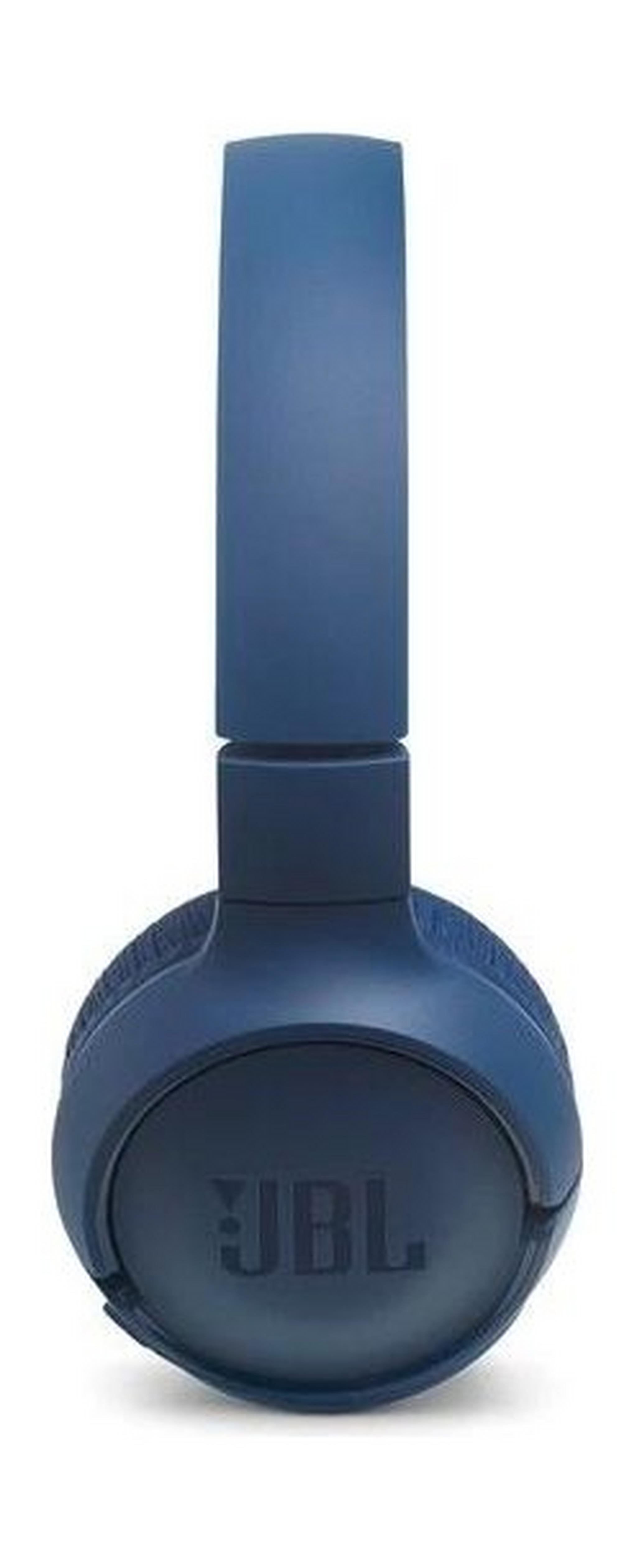سماعة الرأس جي بي إل لاسلكية على الأذن (500BT) - أزرق