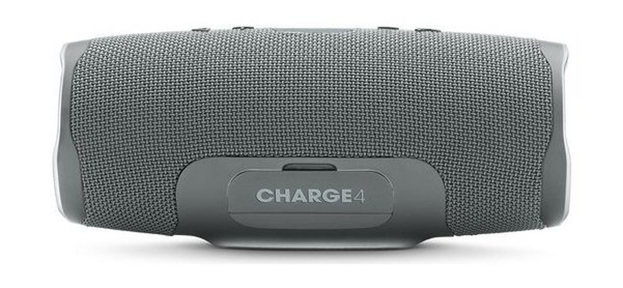 JBL Charge 4 Waterproof Portable Bluetooth Speaker - Grey
