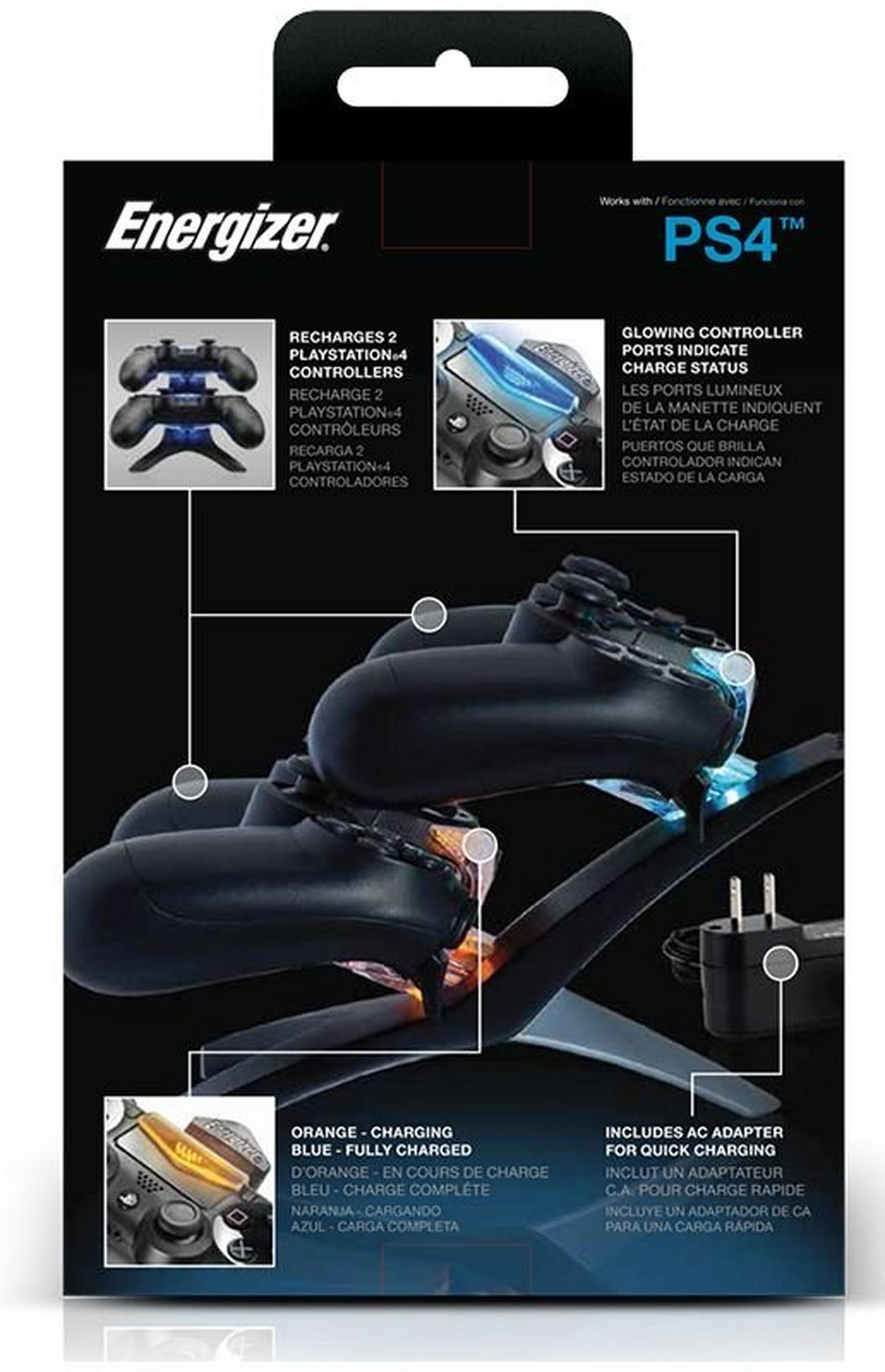 PDP Energizer 2X Charge System For PS4