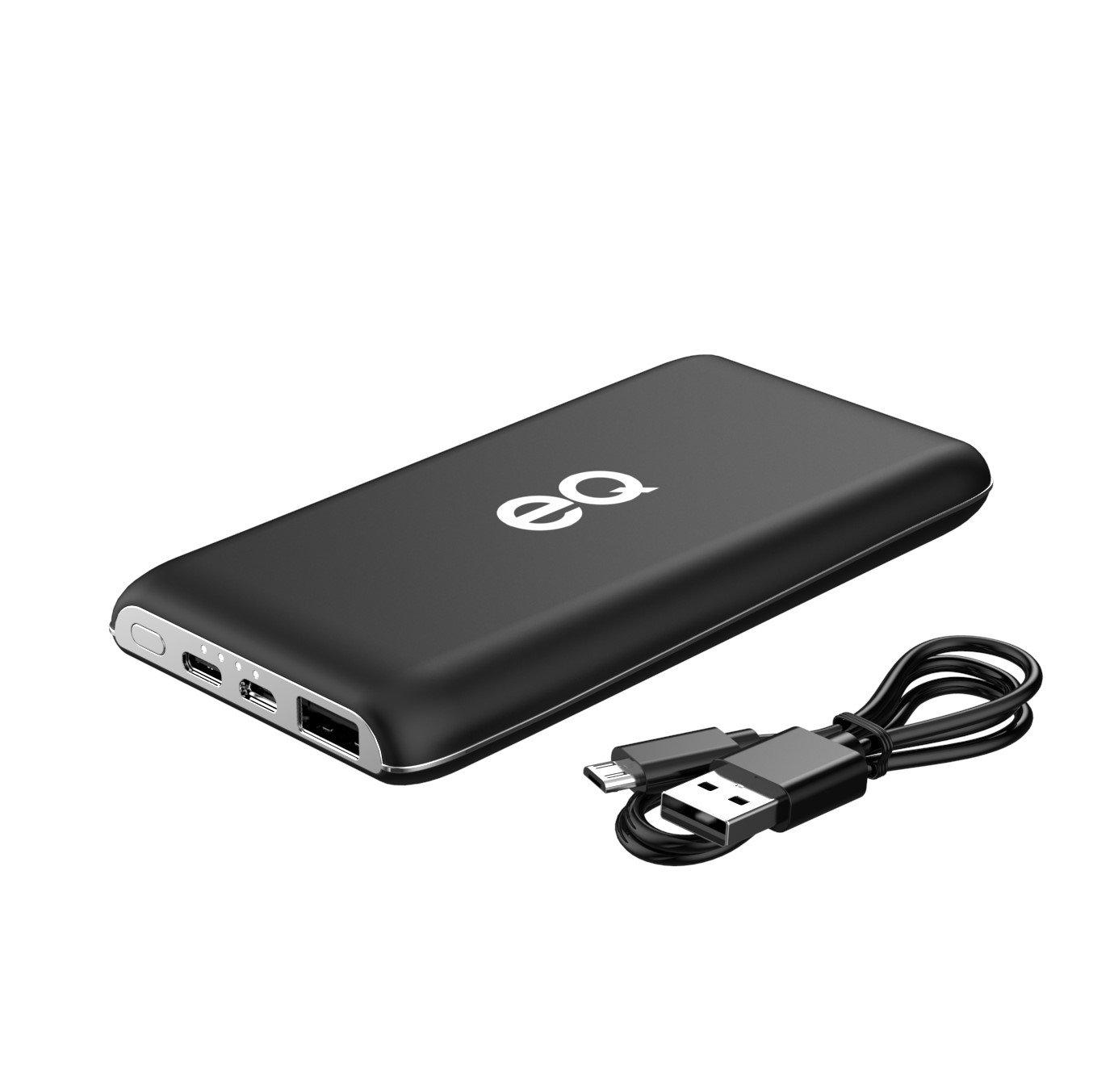 EQ 10,000mAh Powerbank - Black