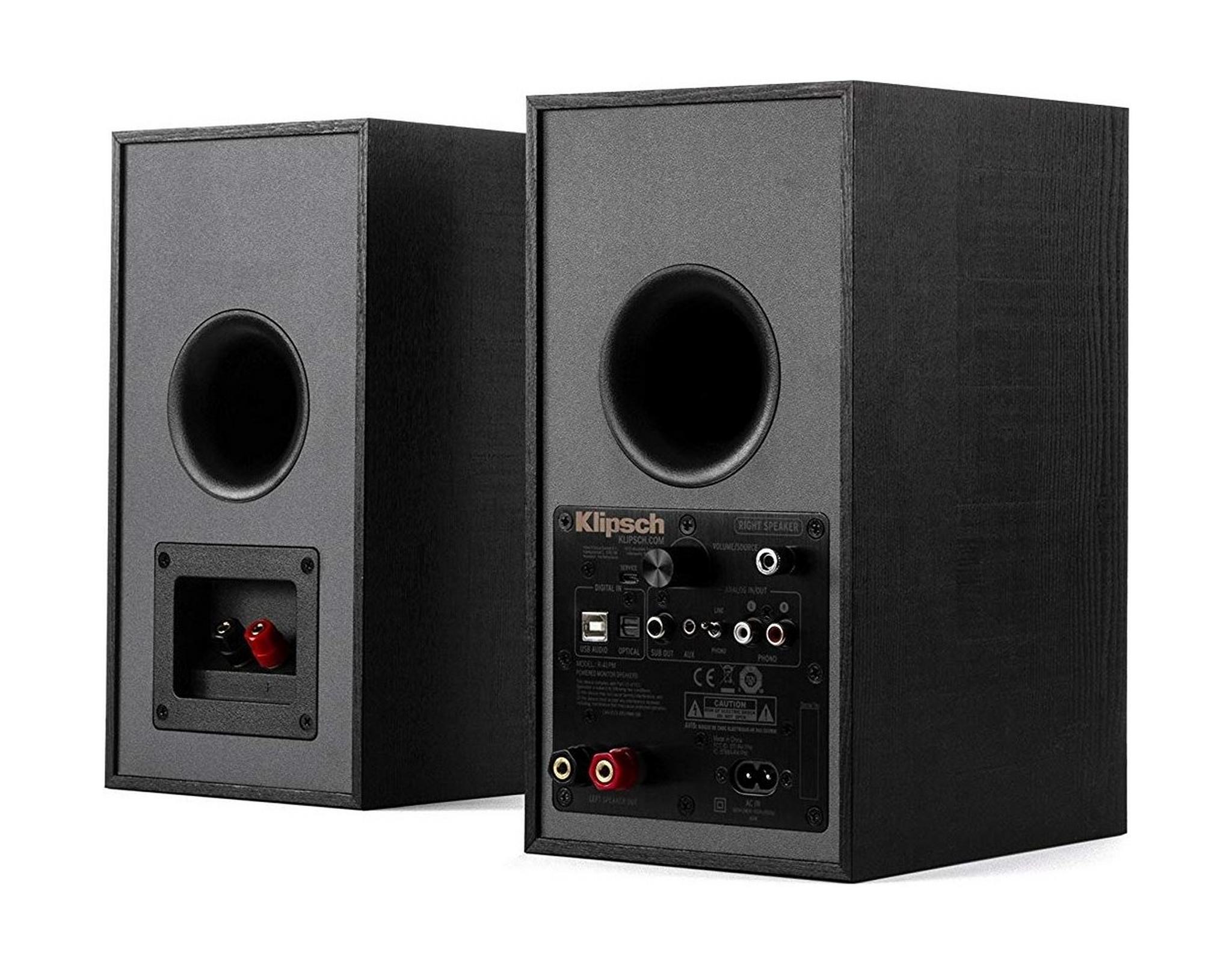 Klipsch R-41PM Powered Bookshelf Active Speaker - Black