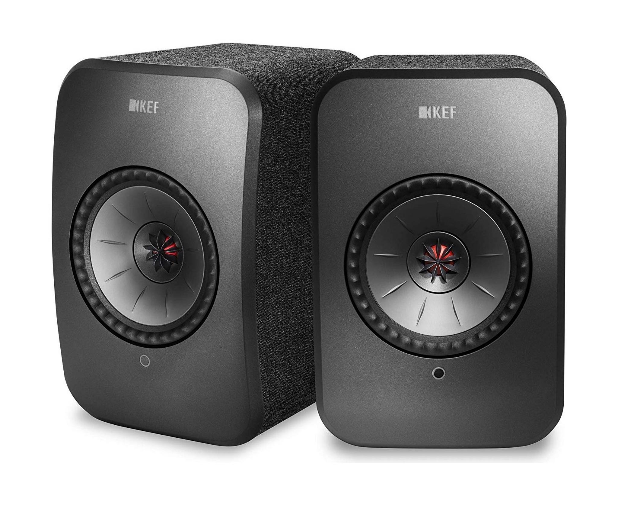 KEF LSX 100W Wireless Bluetooth Music System - Black