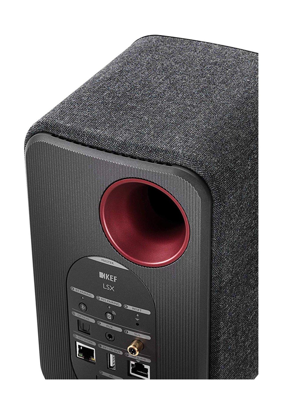 KEF LSX 100W Wireless Bluetooth Music System - Black