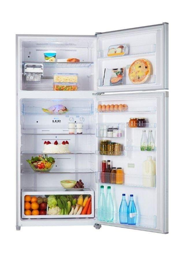 ثلاجة بفريزر علوي من توشيبا، 25 قدم مكعب، 710 لتر، GR-A820U(BS) - فضي