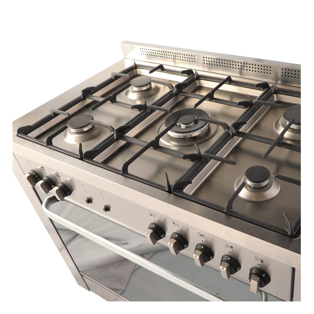 Wansa 100x60CM 5 Burner Gas Cooker (WCI10502324XA) Stainless Steel