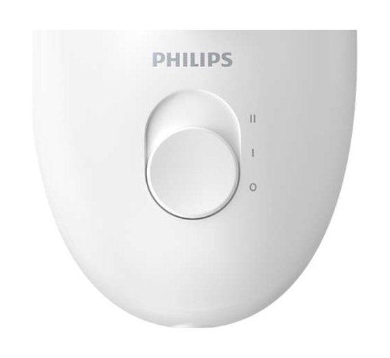 Philips Compact Epilator Easy, Smooth Skin for Weeks, Corded, BRE225/01 - White/Purple