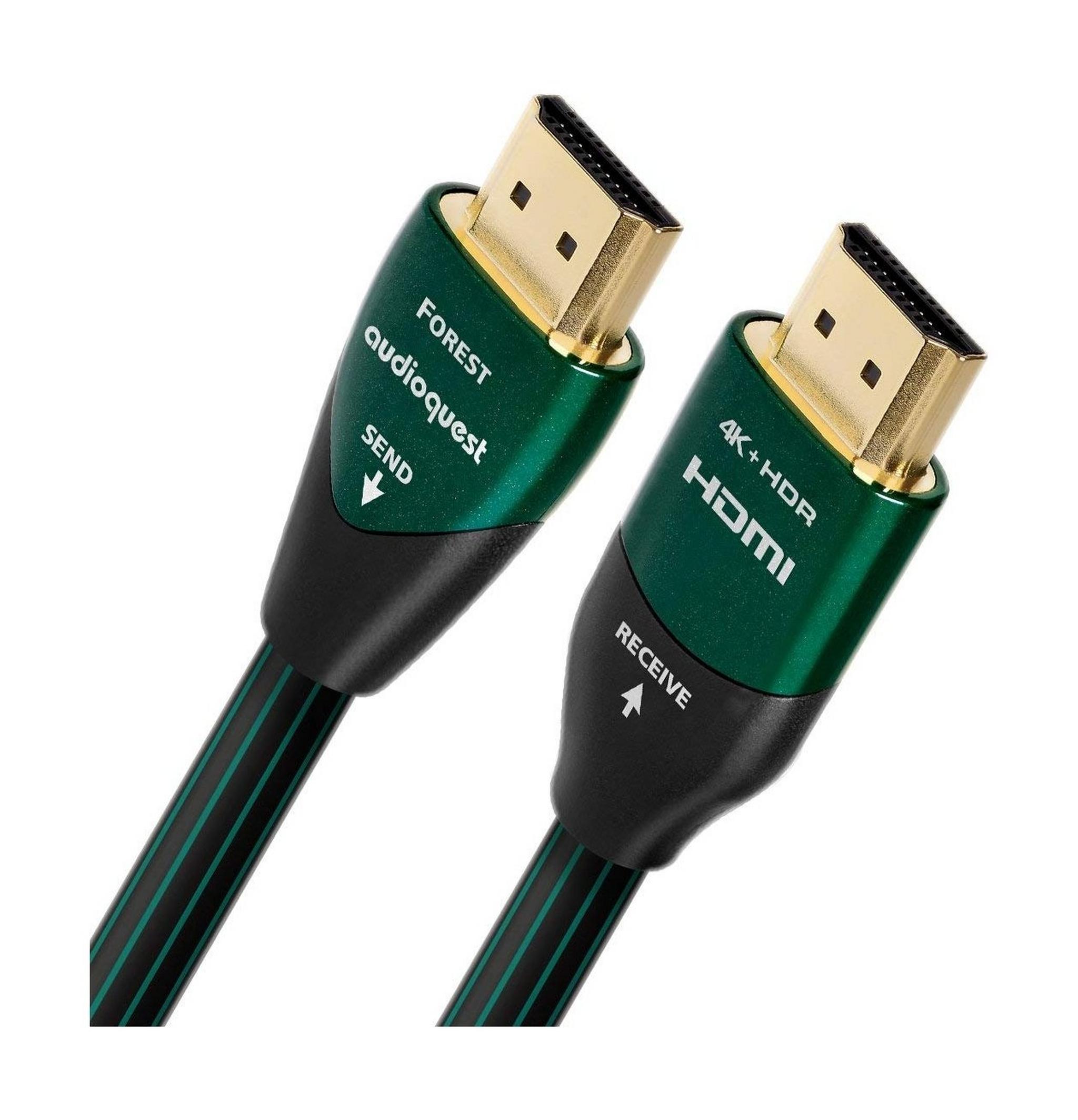 AudioQuest Forest 15m Active HDMI Digital Cable  - Black/Green