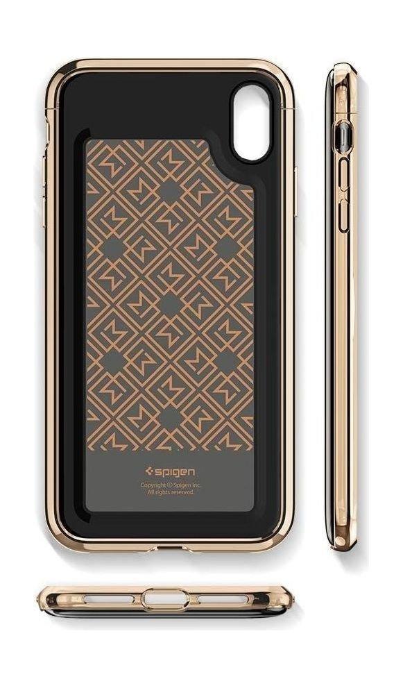 Spigen La Manon Etui Case for Apple iPhone XS MAX - Gold/Black