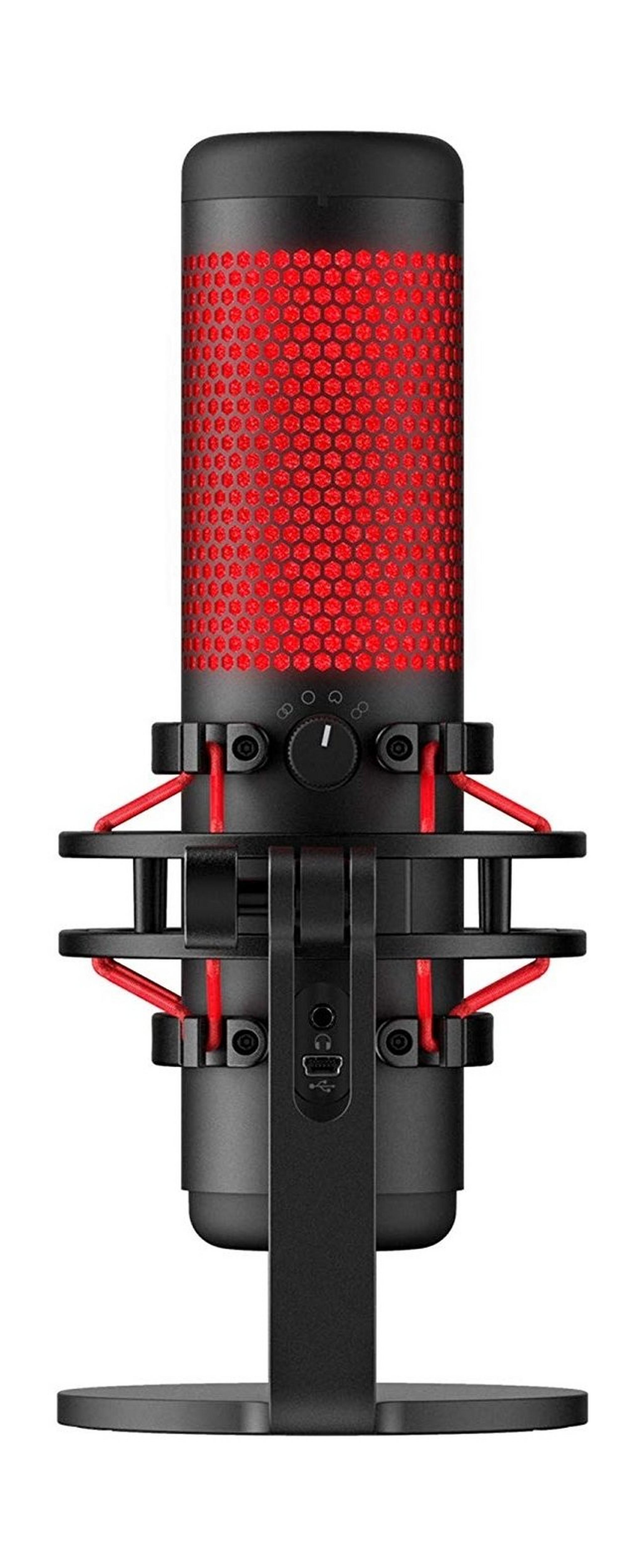 HyperX QuadCast USB Condenser Gaming Microphone - Black/Red