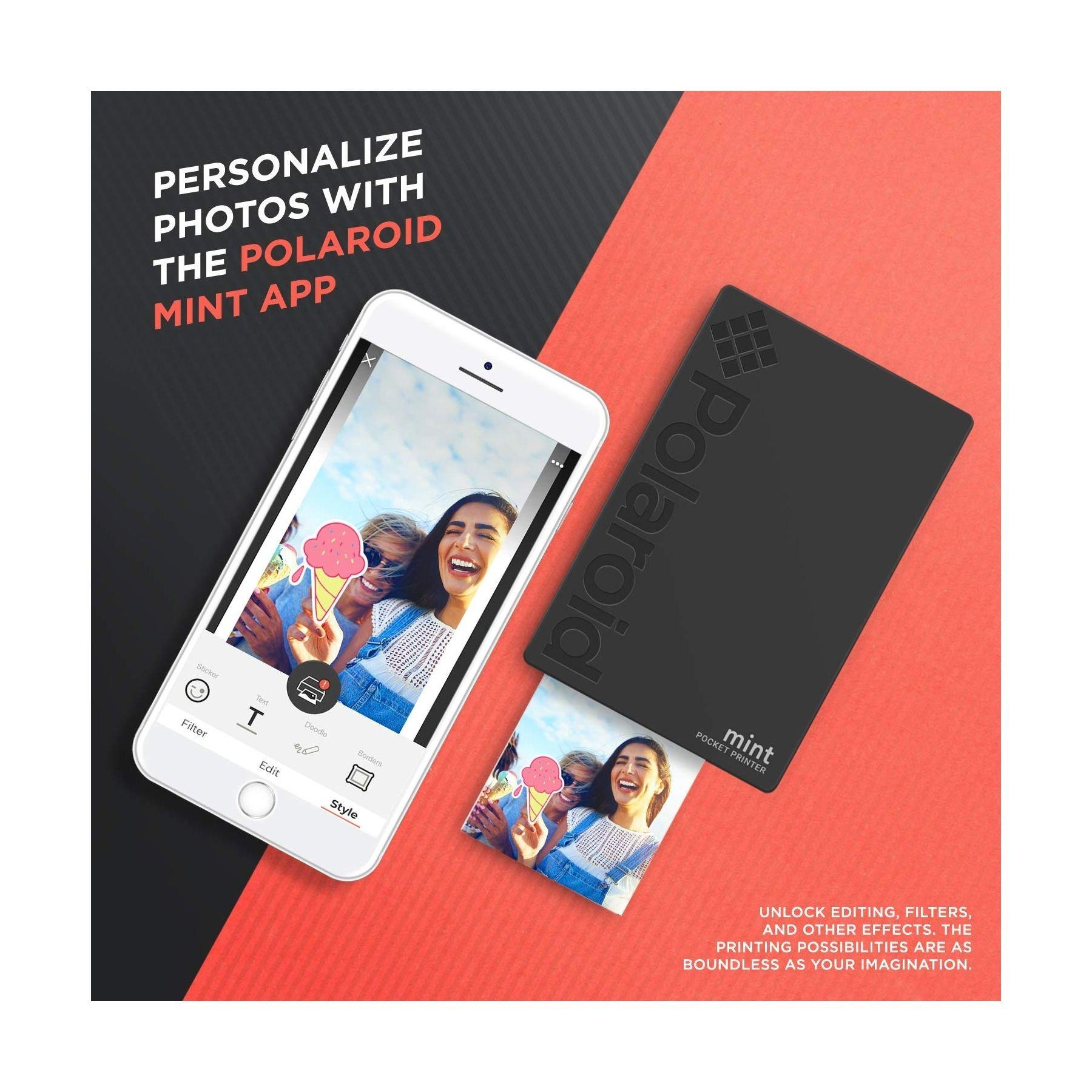 Polaroid Mint Pocket Printer (POLMP02) - Black