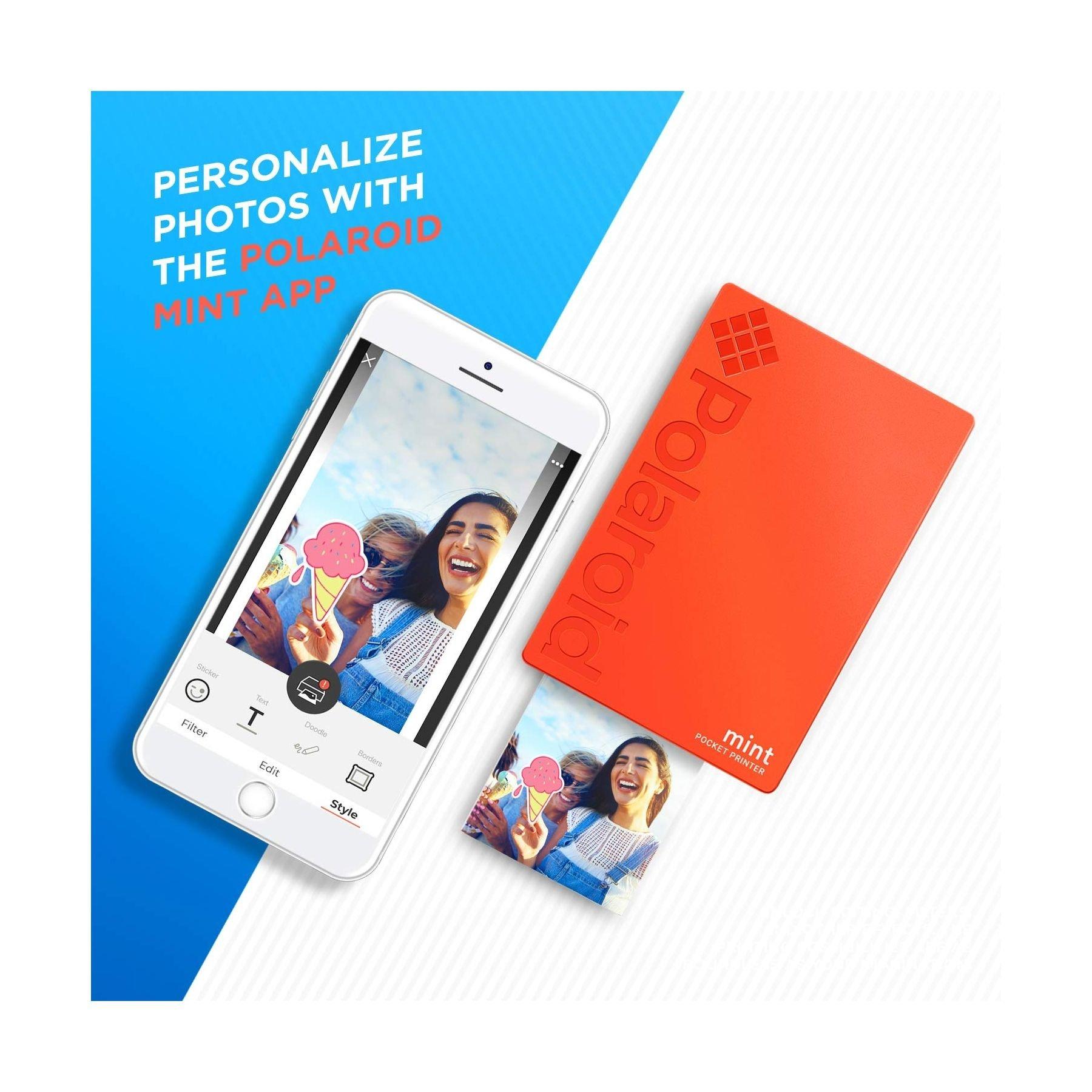 Polaroid Mint Pocket Printer (POLMP02) - Red