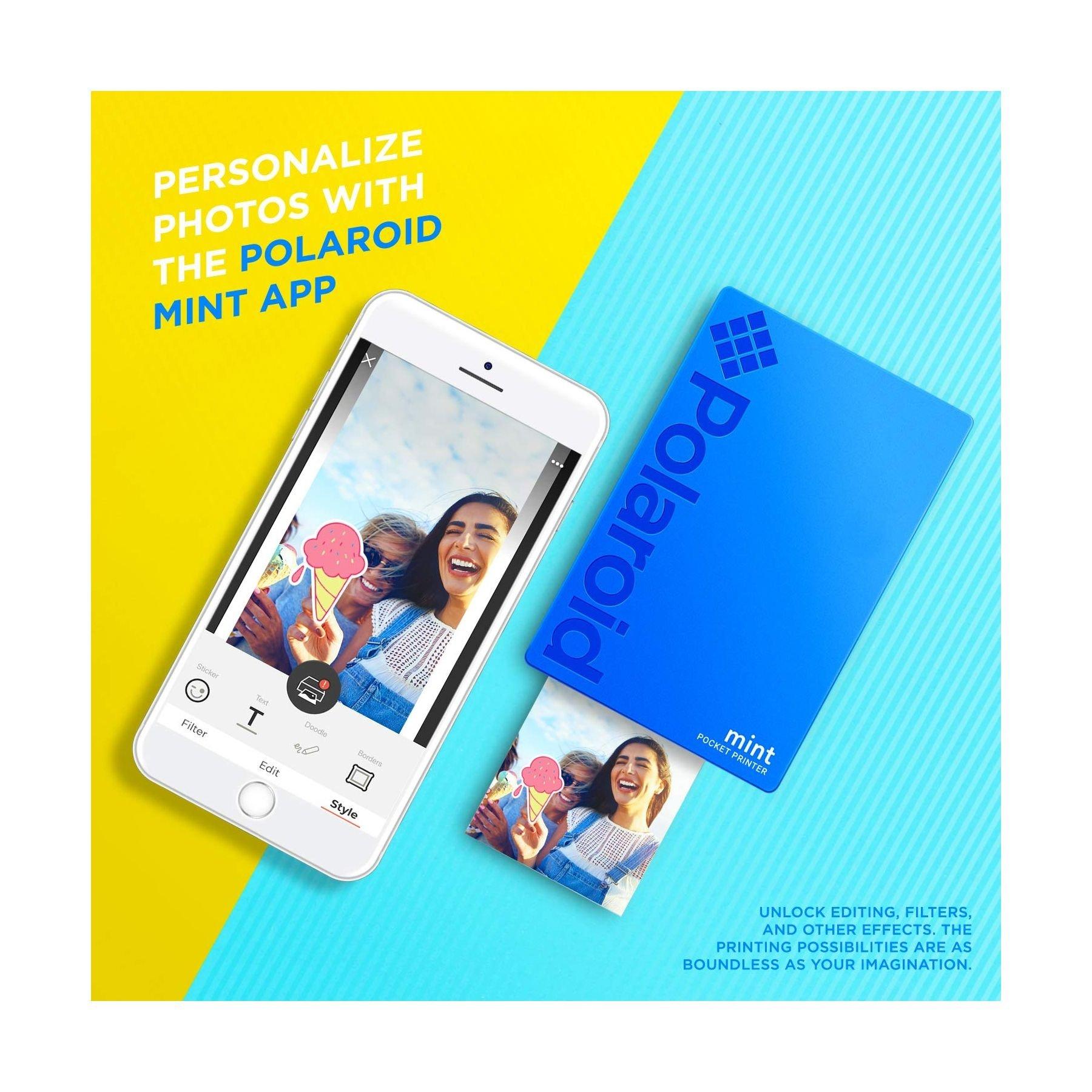Polaroid Mint Pocket Printer (POLMP02) - Blue
