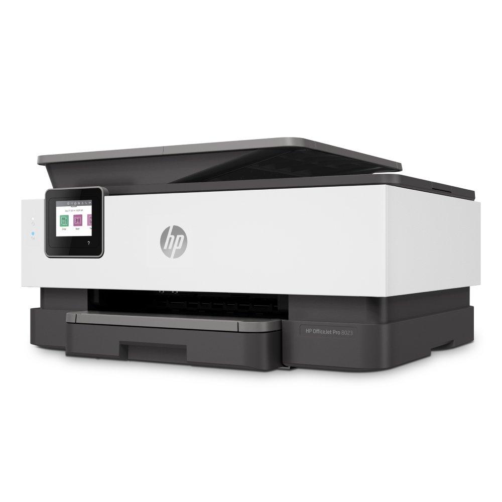 HP OfficeJet Pro 8023 All-in-One Printer, 1KR64B - White