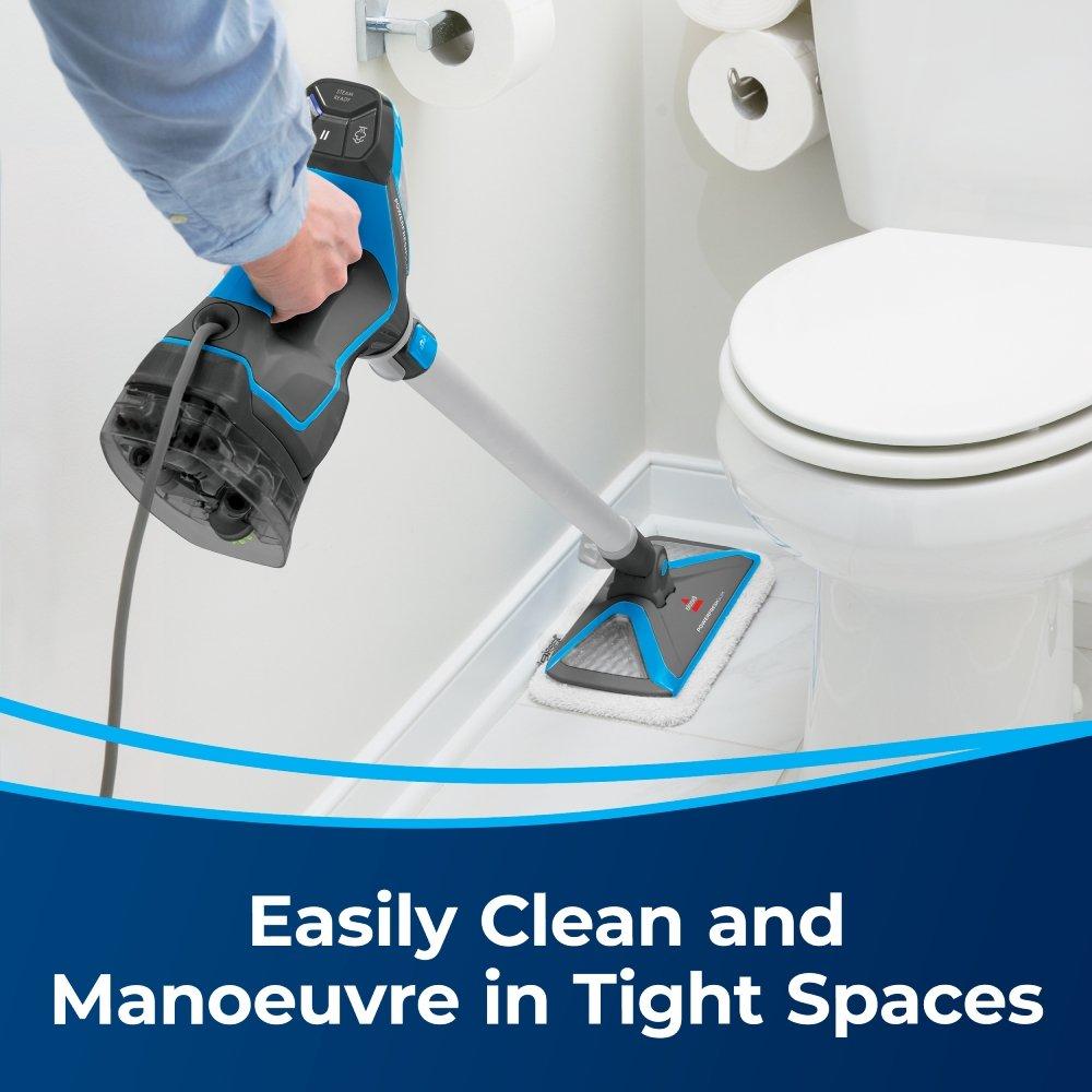 ممسحة بخار باور فريش سليم 3 في 1 من بيسيل، قدرة 1500 واط، سعة 0.35 لتر، 2233E - رمادي