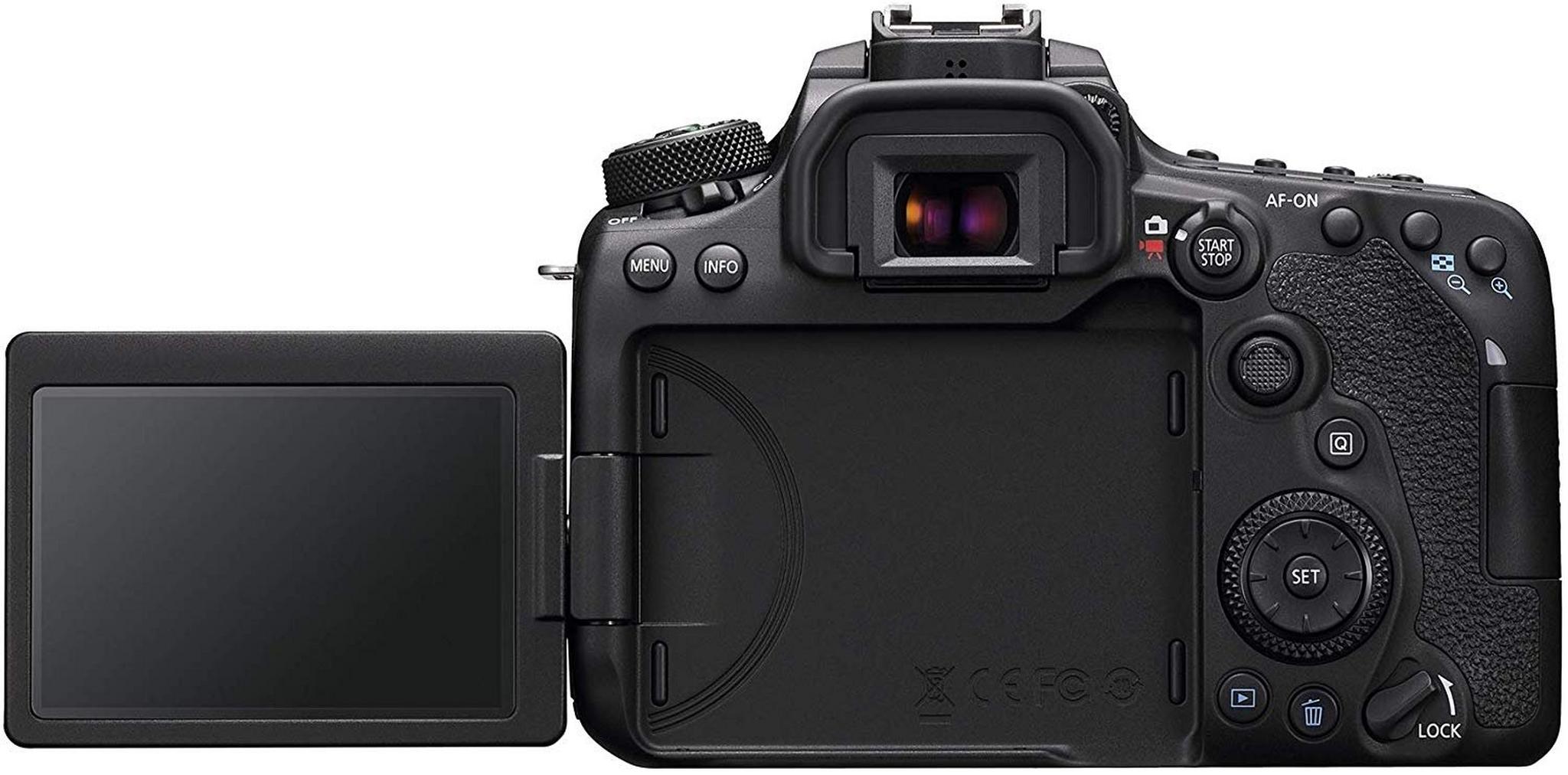 Canon 90D 32.5MP 4K DSLR Camera + EF-S 18-135 mm Lens