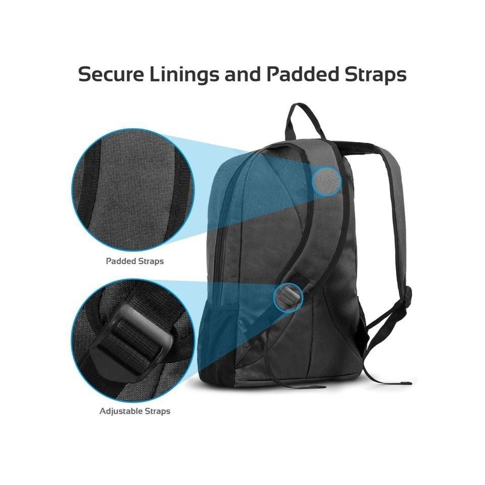 حقيبة ظهر لابتوب 15.6 بوصة ضد السرقة بروميت اّلفا - أسود