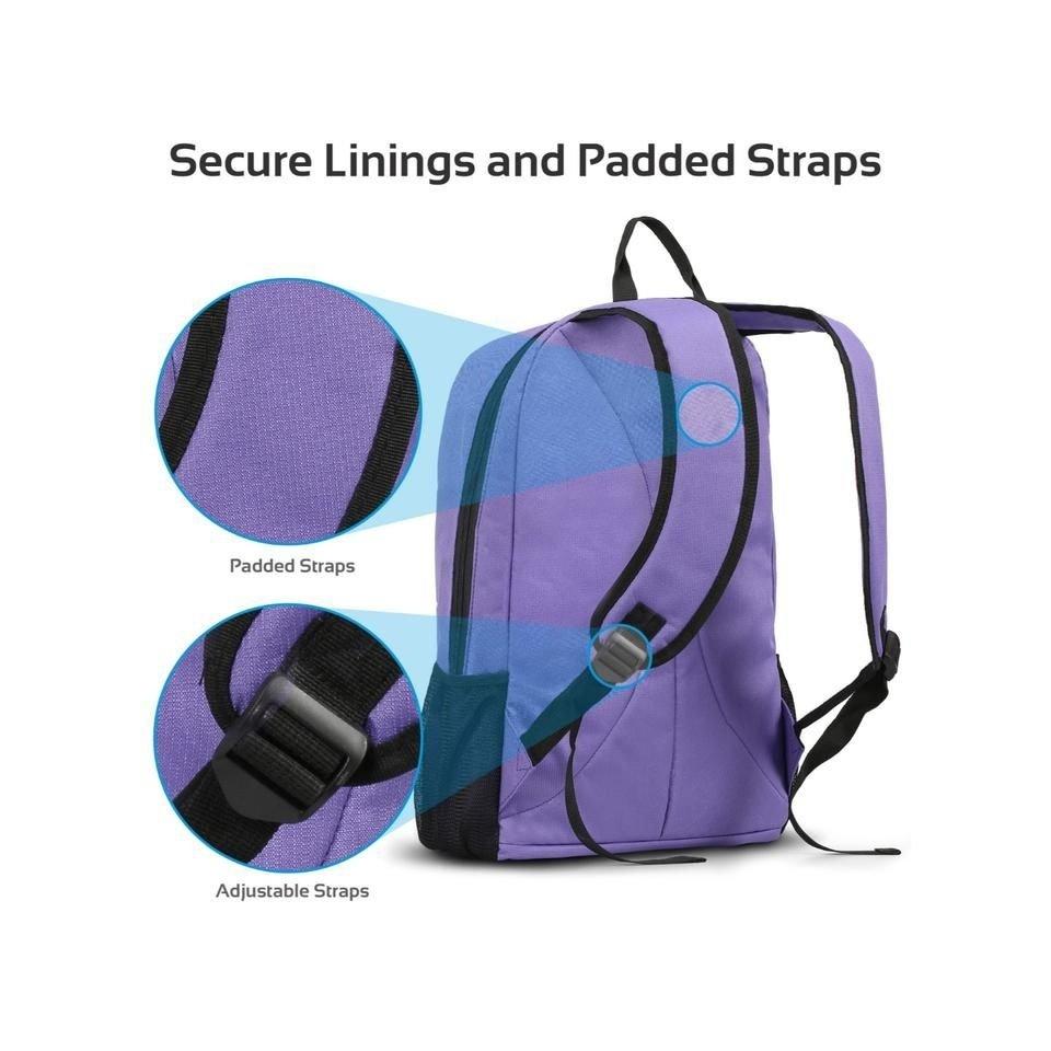 Promate Alpha Anti-Theft 15.6 Inches Laptop Backpack - Blue