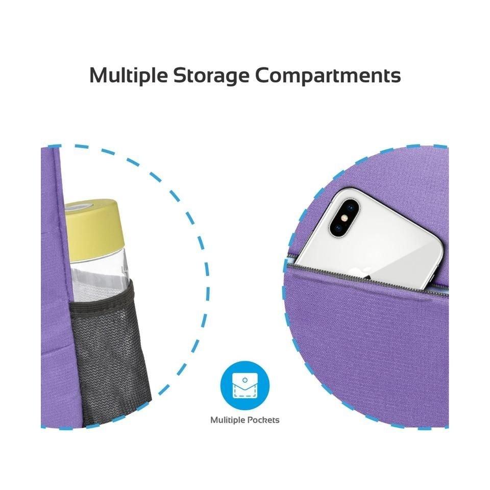 Promate Alpha Anti-Theft 15.6 Inches Laptop Backpack - Blue