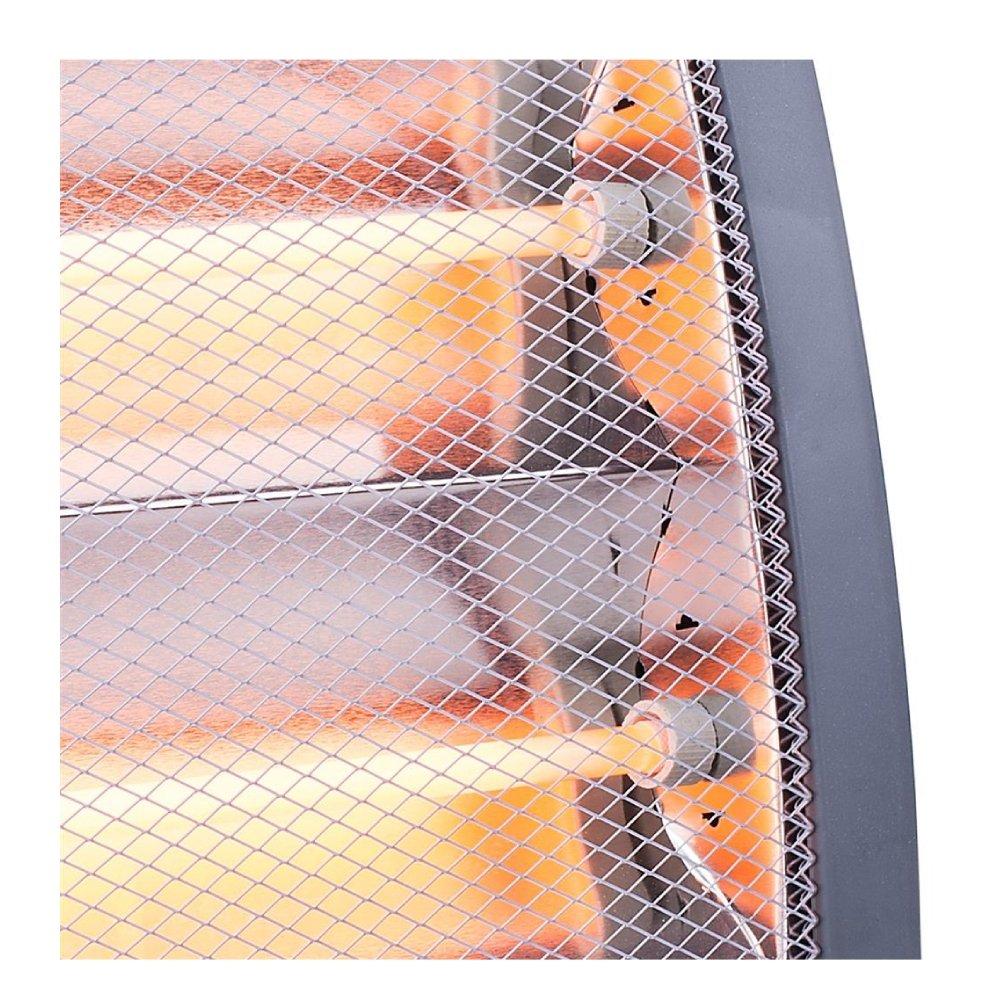 دفاية كهربائية هالوجين من برينسيس، 800 واط، 2 إعدادات للحرارة، 345011 - رمادي