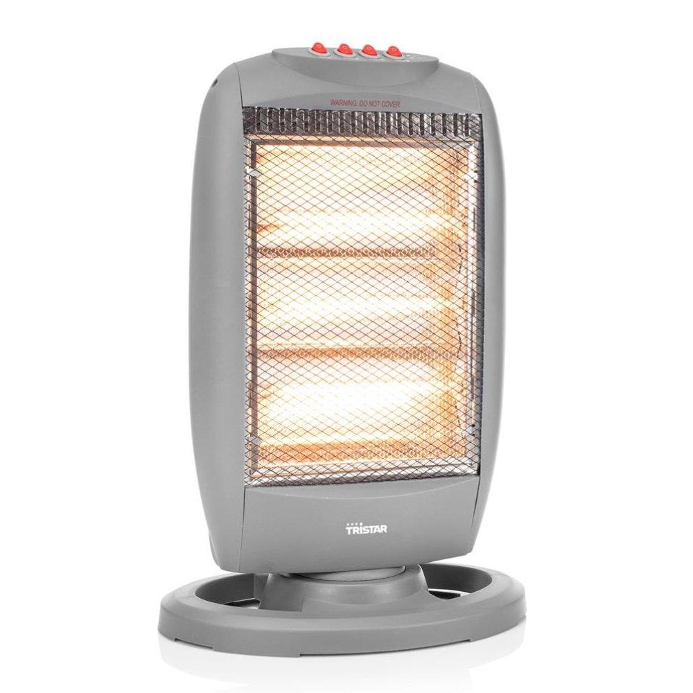 Princess 1200W Halogen Electric Heater, 3 Heat Settings  - Grey