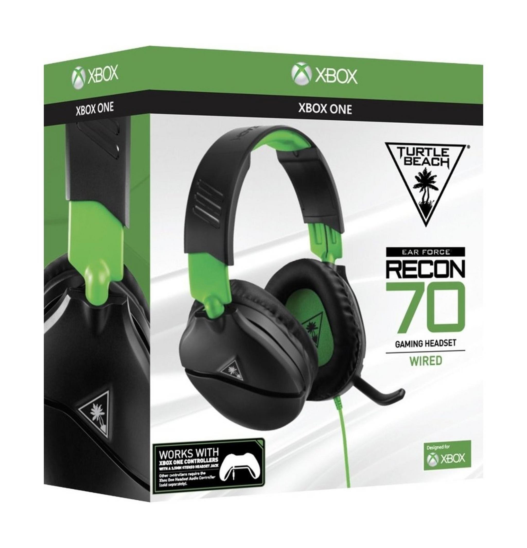 Turtlebeach Recon 70 Gaming Headset - Green