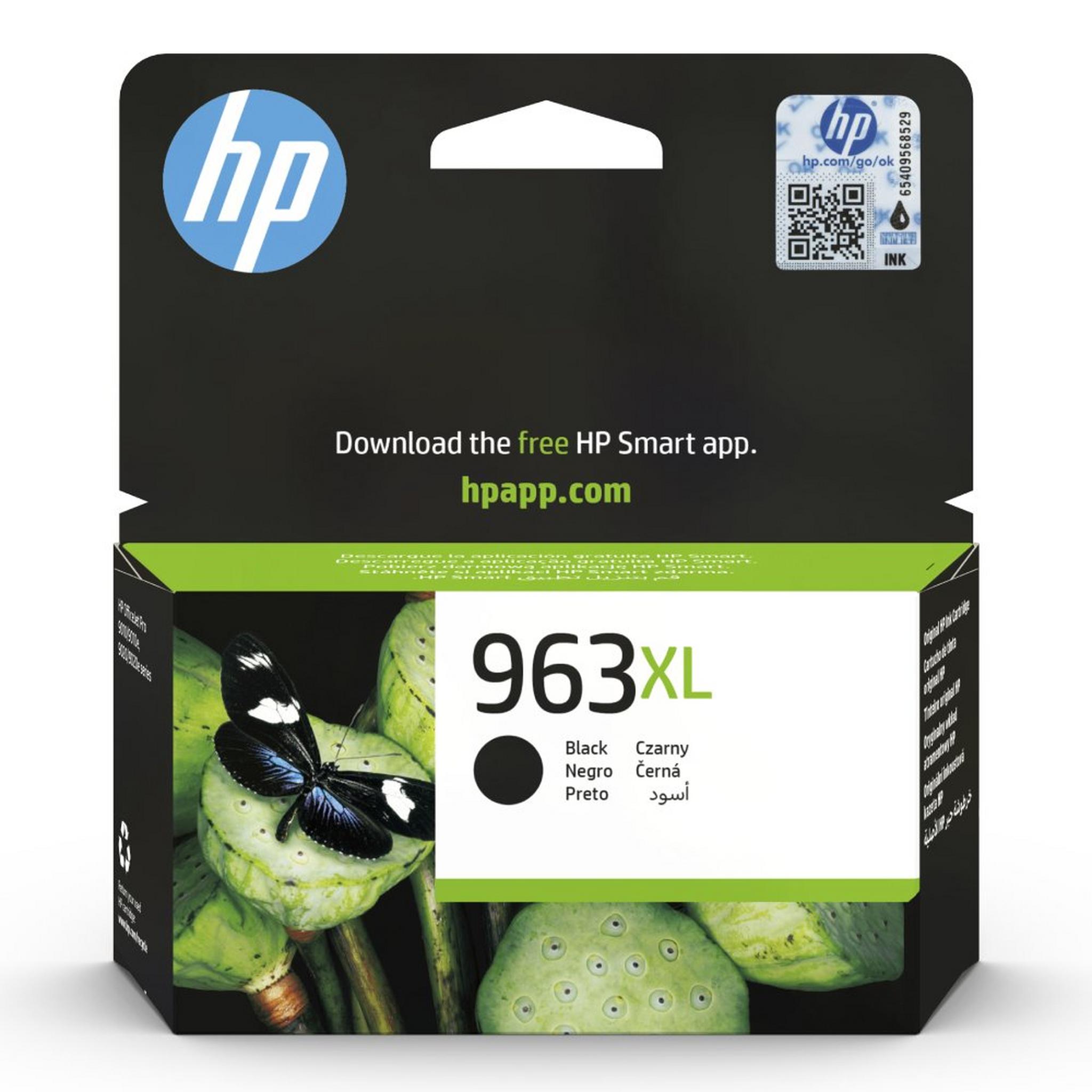 علبة حبر أصلية عالية الإنتاجية HP 963XL – أسود