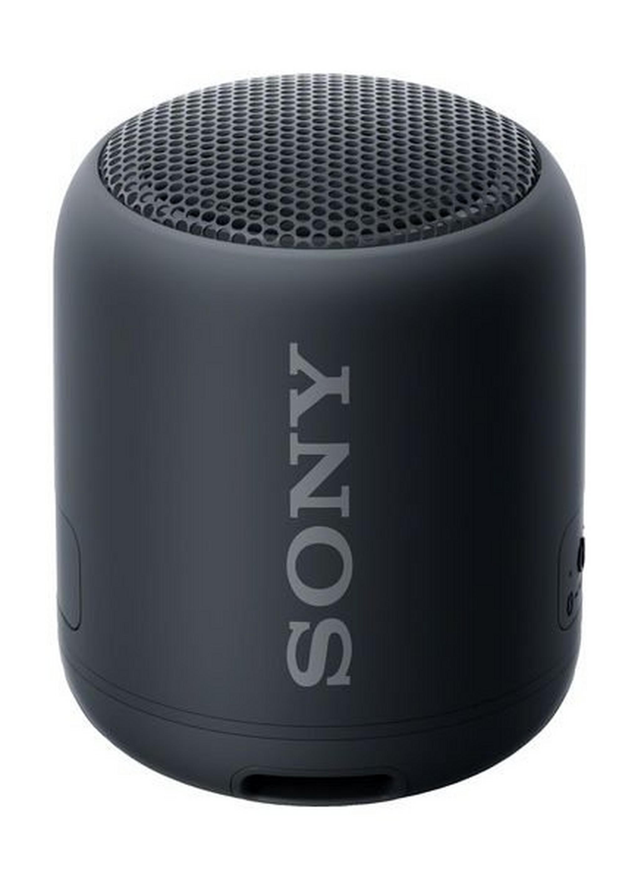 SONY SRS-XB12 Waterproof Bluetooth Speaker - Black