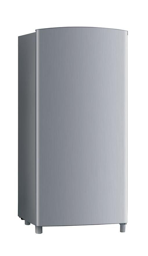 ثلاجة ونسا بباب واحد 7 قدم (WROG-200-DSC102) - فضي