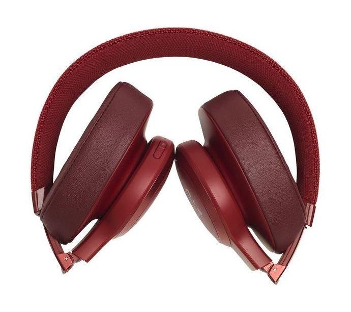 JBL Live 500BT Wireless Over-Ear Headphones - Red