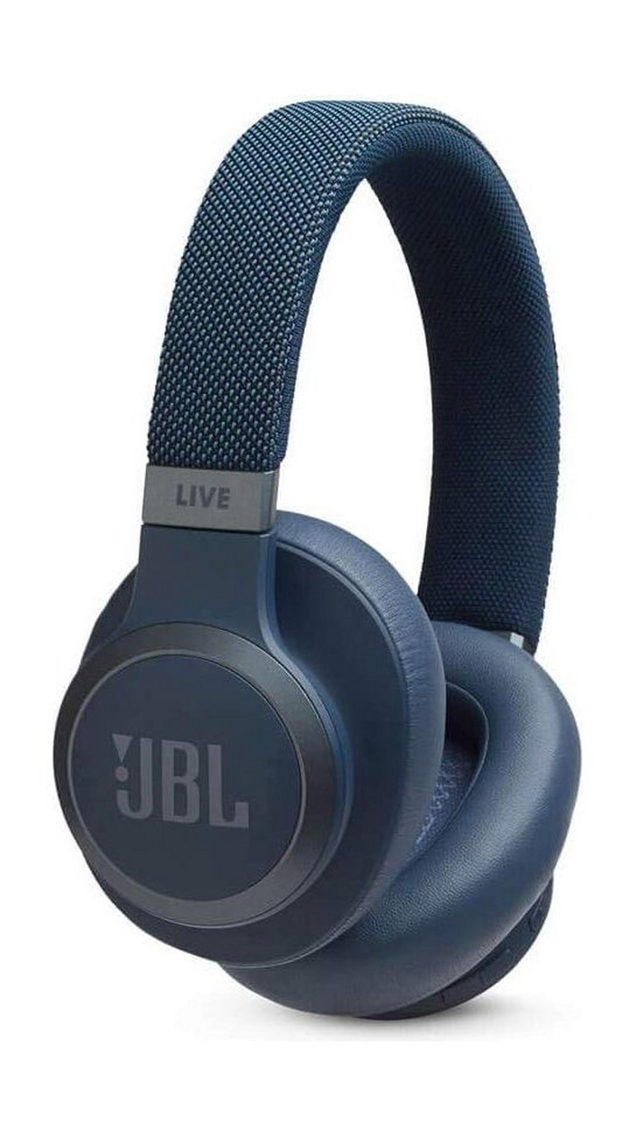 سماعة الرأس جاي بي إل لايف فوق الأذن اللاسلكية مع خاصية إلغاء الضوضاء (650BTNC) - أزرق