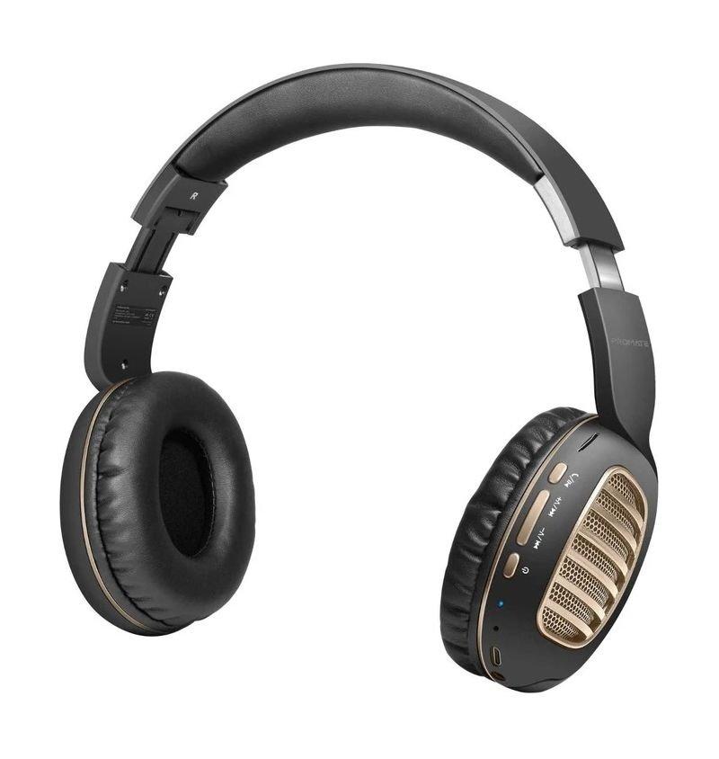 Promate Concord Dynamic HD Stereo Headset with Passive Noise Cancellation - Gold