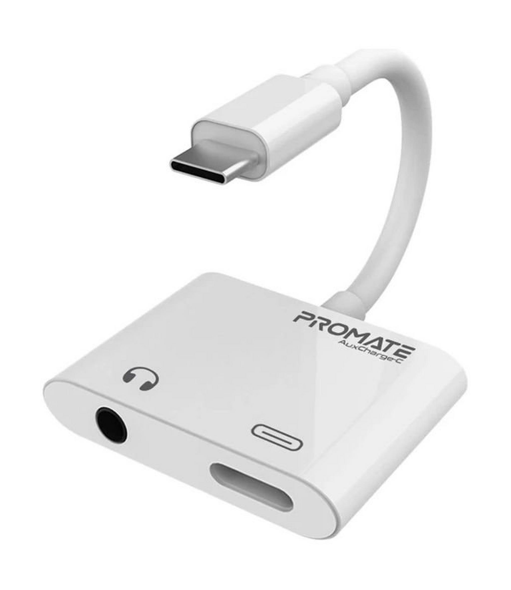 Promate AUXCharge-C USB-C to 3.5mm Audio Adapter