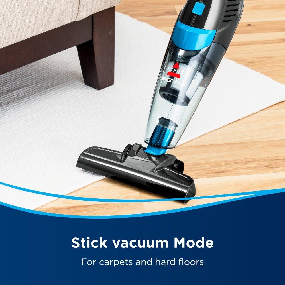 Featherweight 3-in-1 Upright Hand & Stair Vacuum Cleaner, 450 W, 0.5 Litre, 2024E - Black & Blue