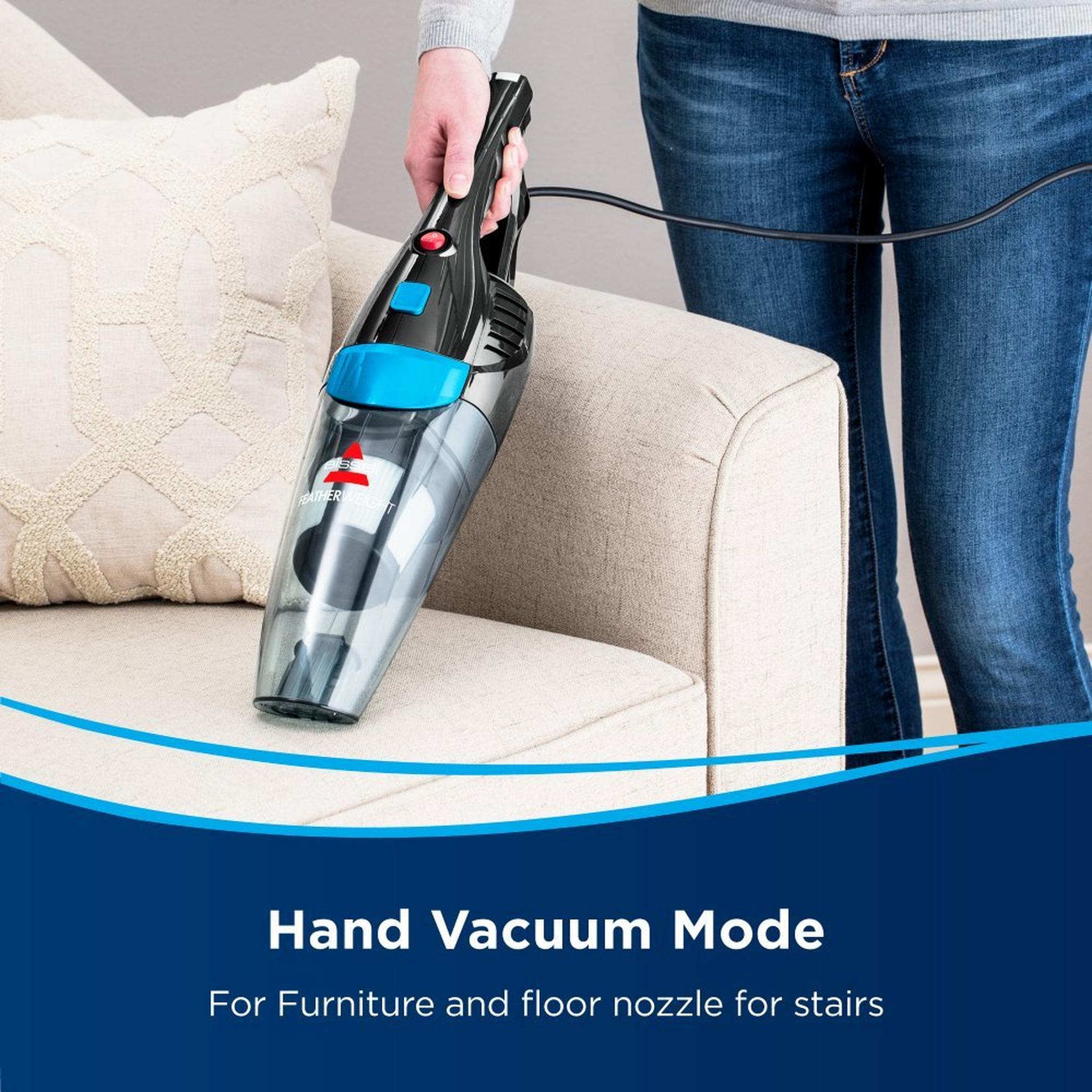 Featherweight 3-in-1 Upright Hand & Stair Vacuum Cleaner, 450 W, 0.5 Litre, 2024E - Black & Blue