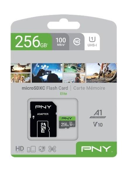 PNY Elite-X 256GB microSD Card - (P-SDU256V11100EL)