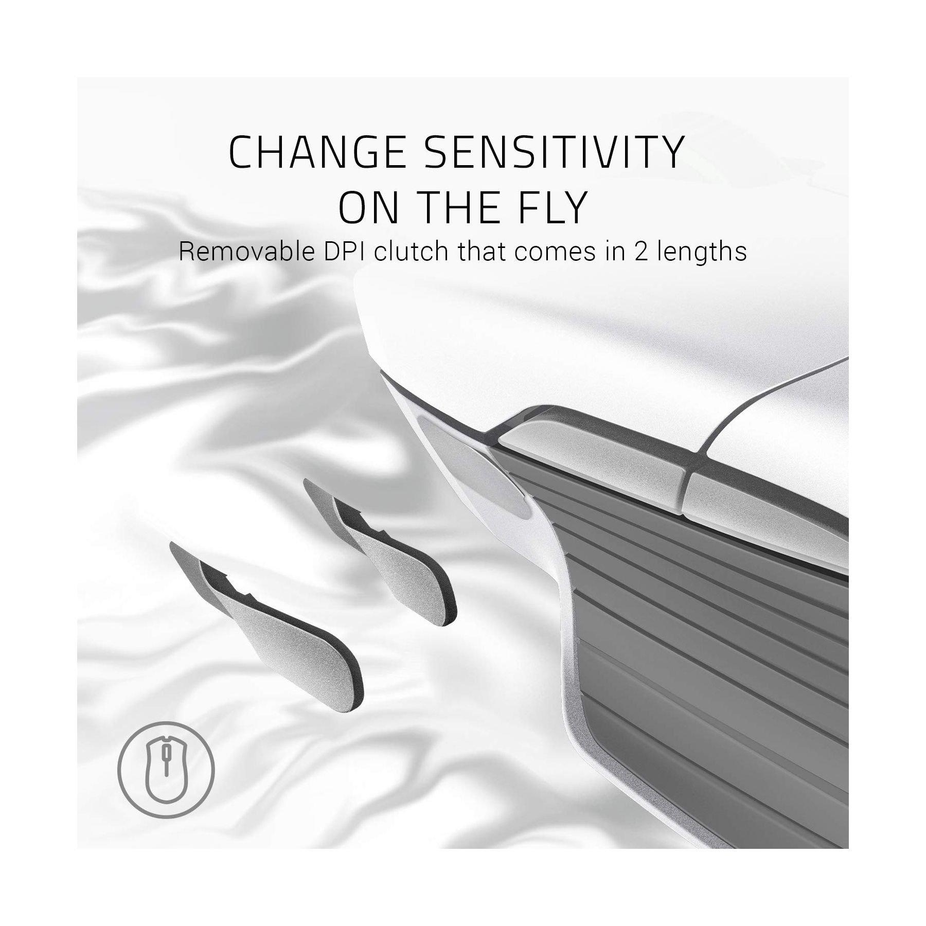 Razer Basilisk Wired Gaming Mouse - Mercury Edition