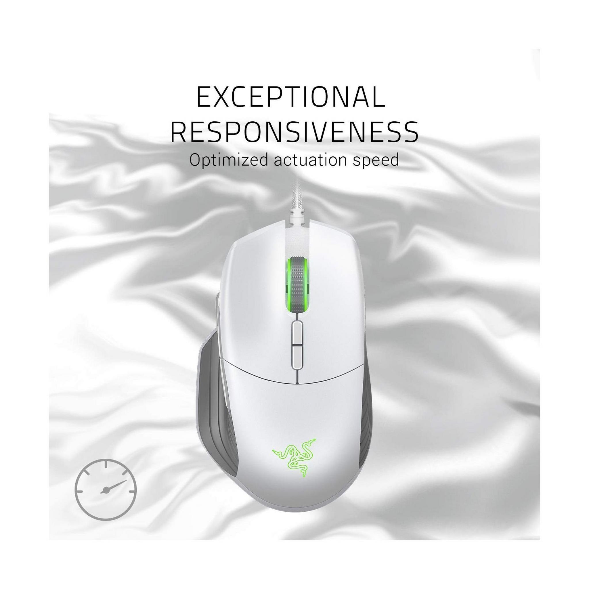 Razer Basilisk Wired Gaming Mouse - Mercury Edition