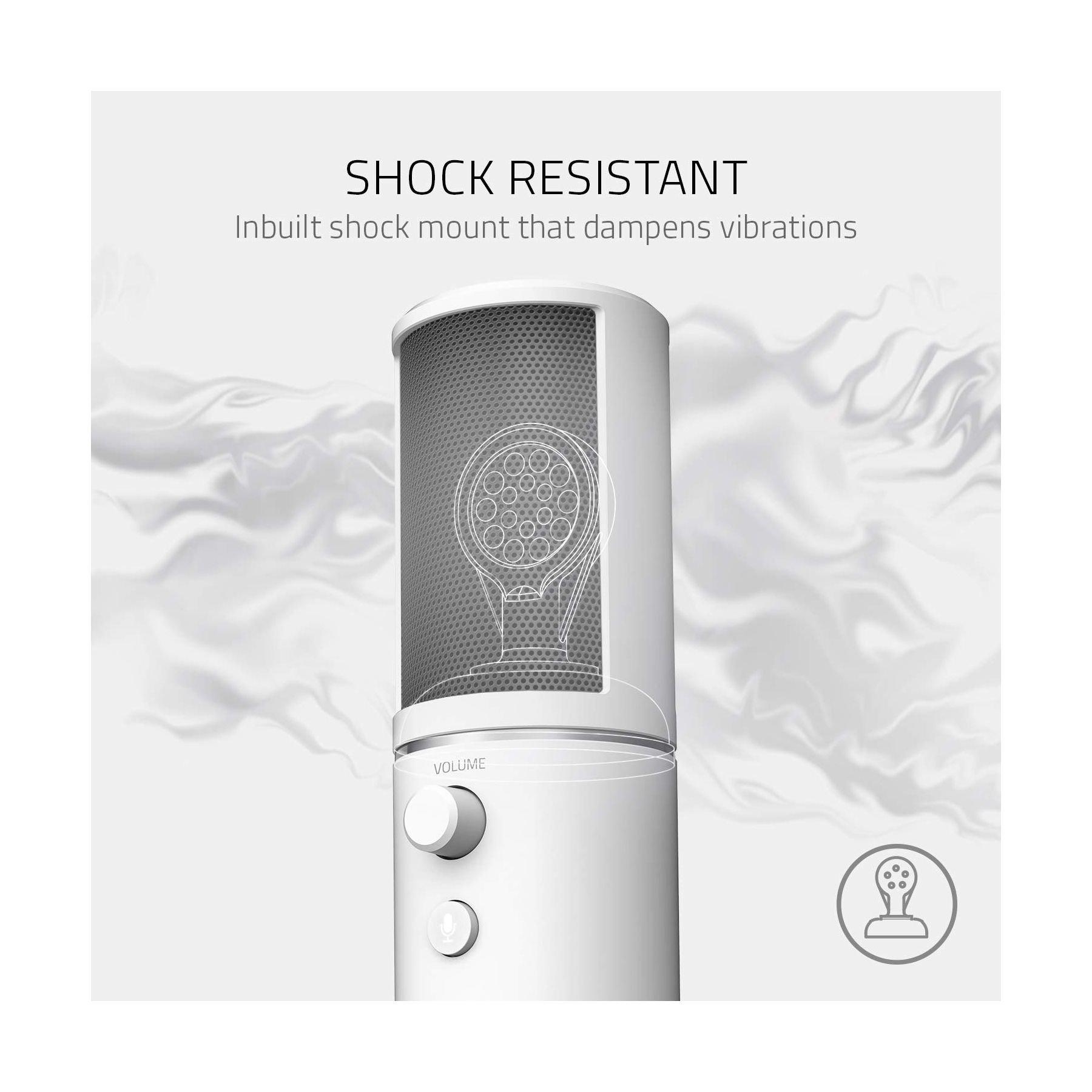 Razer Seiren X Gaming Microphone Mercury Edition White Price in