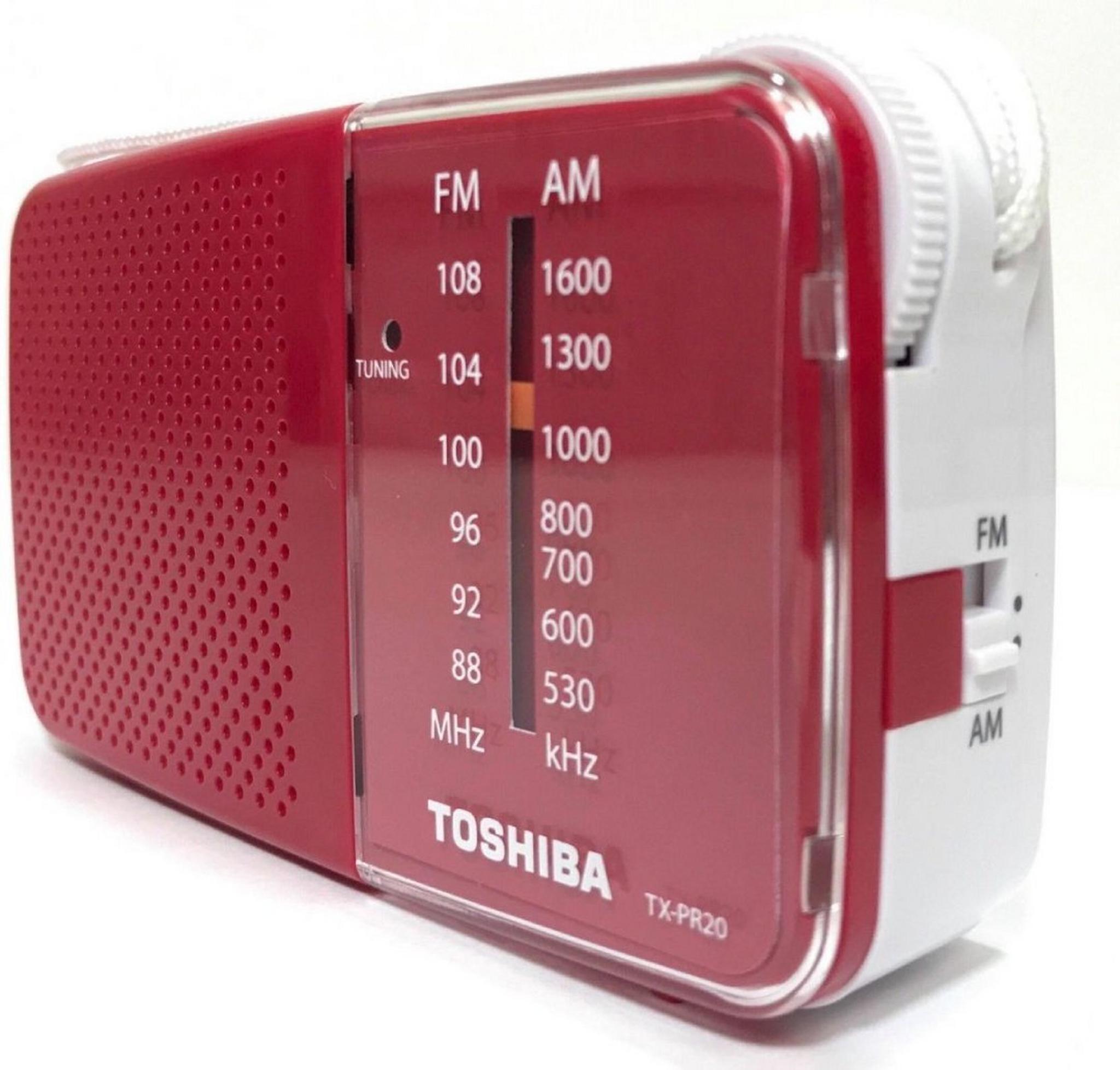 راديو مدمج صغير AM/FM من توشيبا - TX-PR20