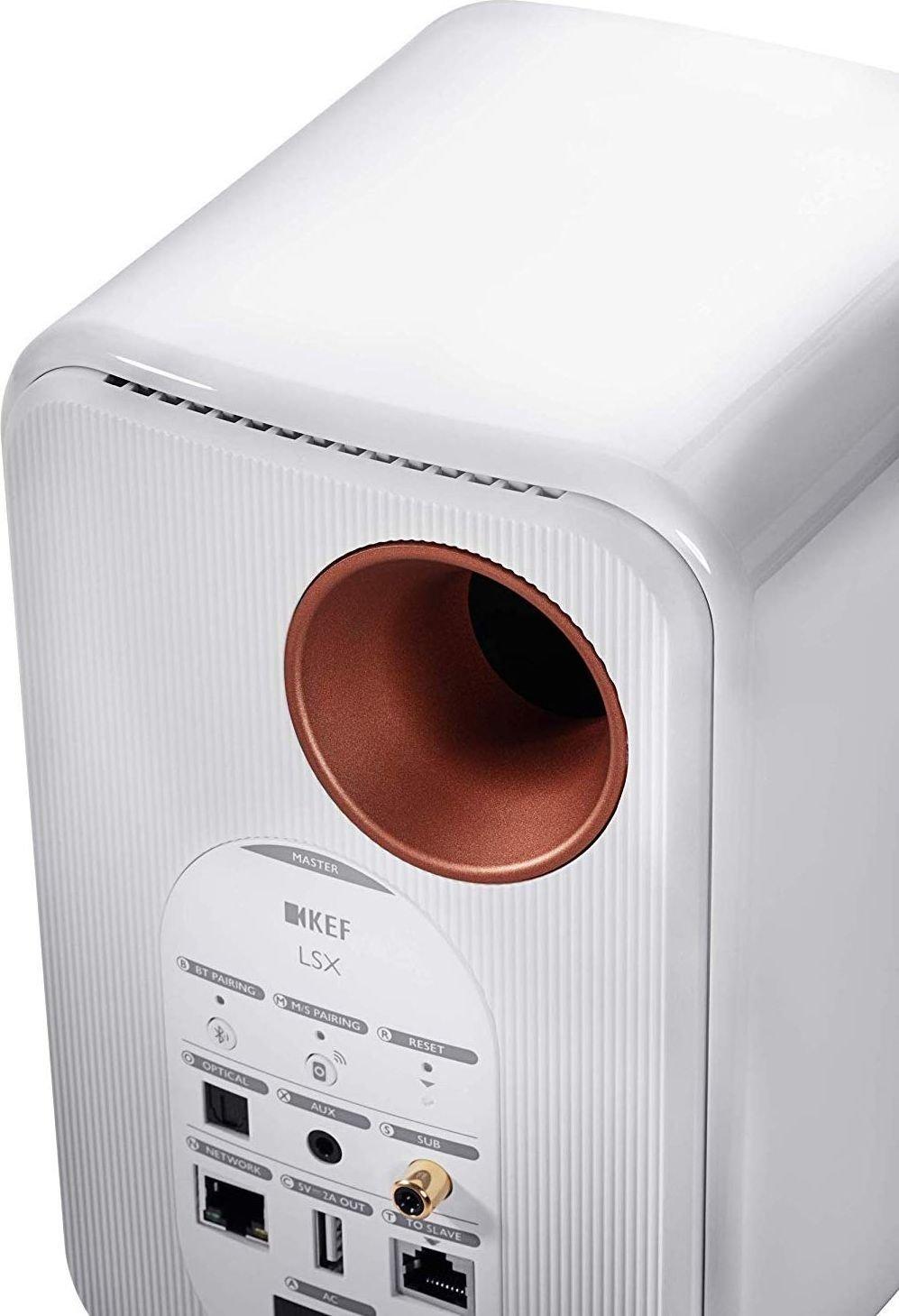 KEF LSX 100W Wireless Bluetooth Music System - White