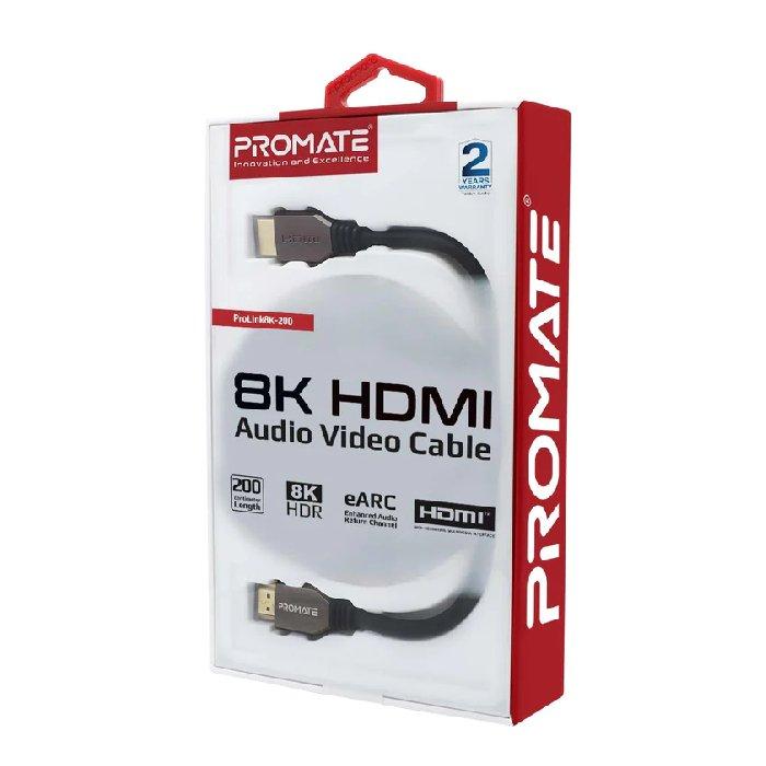 Promate PROLINK8K-200 Ultra HD High Speed 8K HDMI Cable 2M